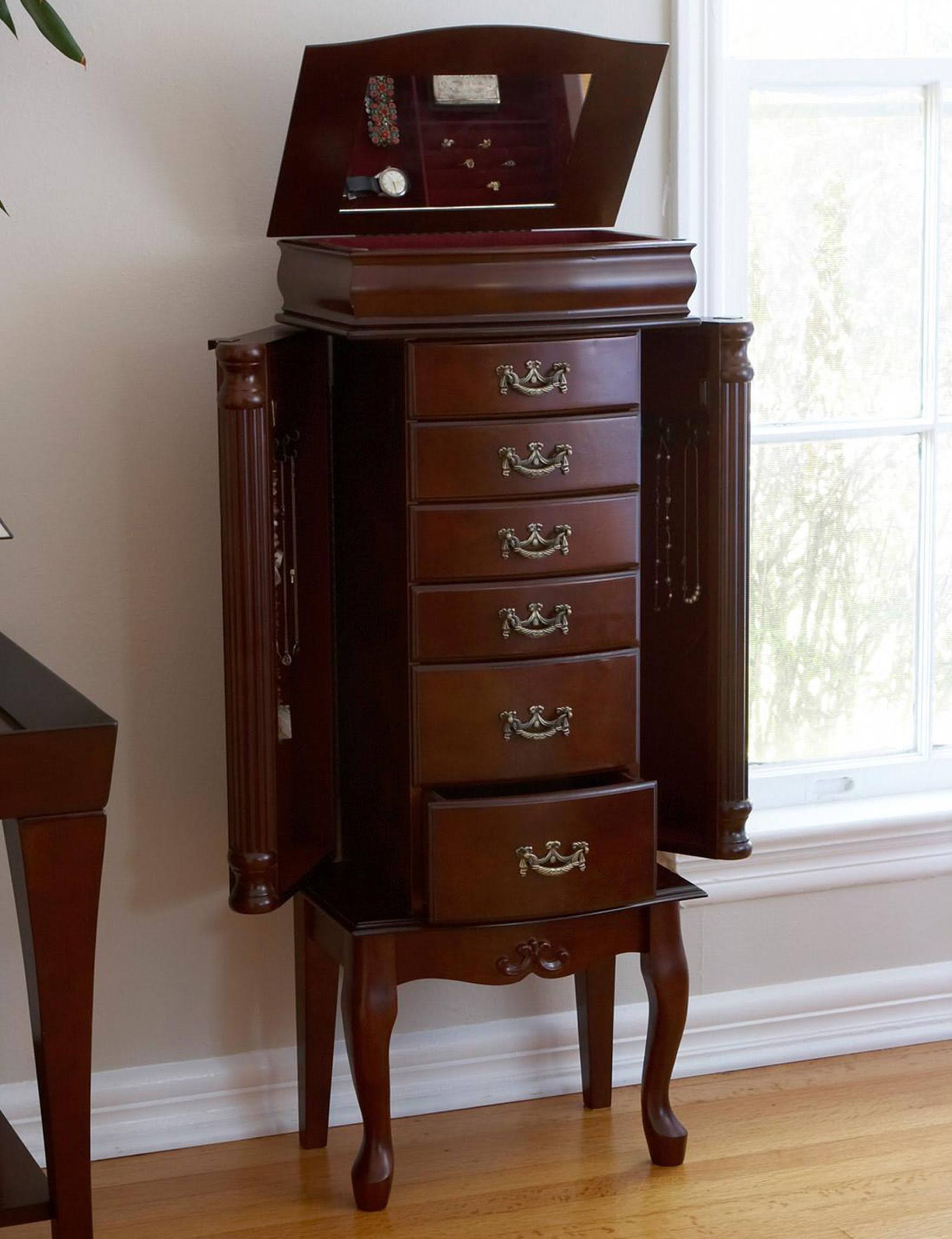 Jewelry Armoire – Mahogany