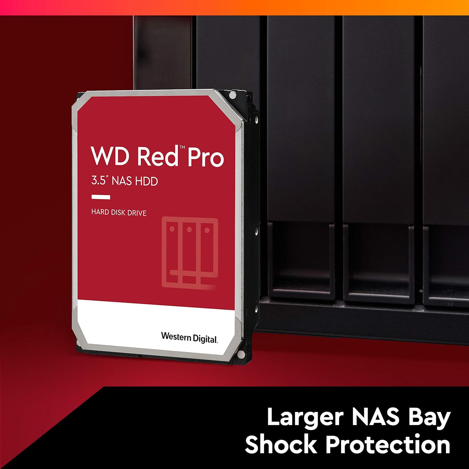 Western Digital 4TB WD Red Pro NAS Internal Hard Drive HDD – 7200 RPM, SATA 6 Gb/s, CMR, 256 MB Cache, 3.5 – WD4003FFBX - Image 3